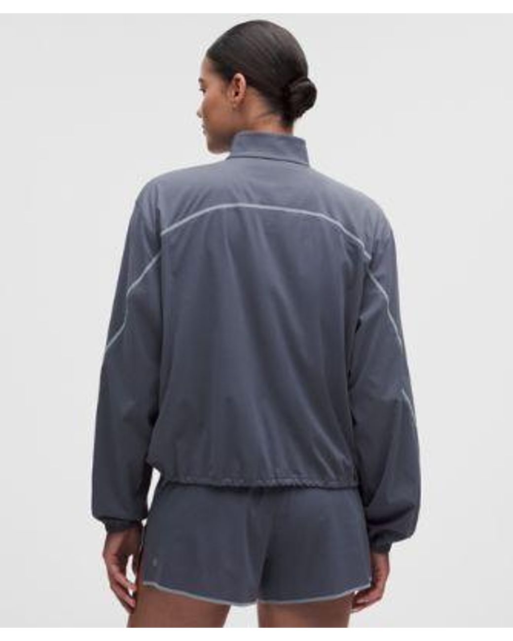 lululemon athletica Blue – Two-Toned Track Jacket – – Size Large