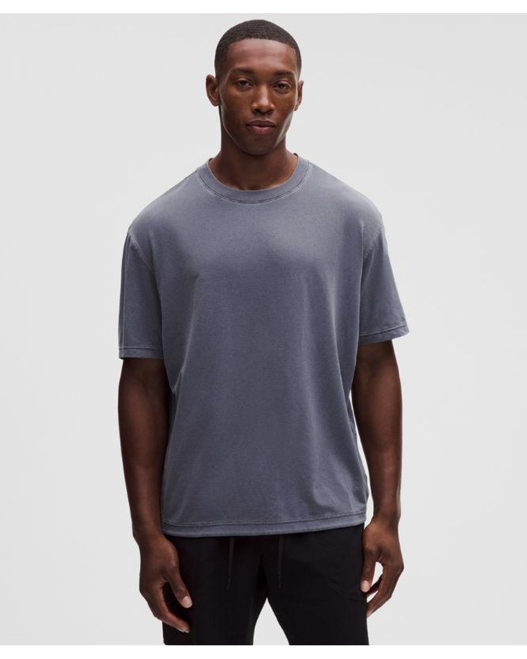 lululemon athletica Blue – Easyset Training Short-Sleeve Shirt – – Size Large for men