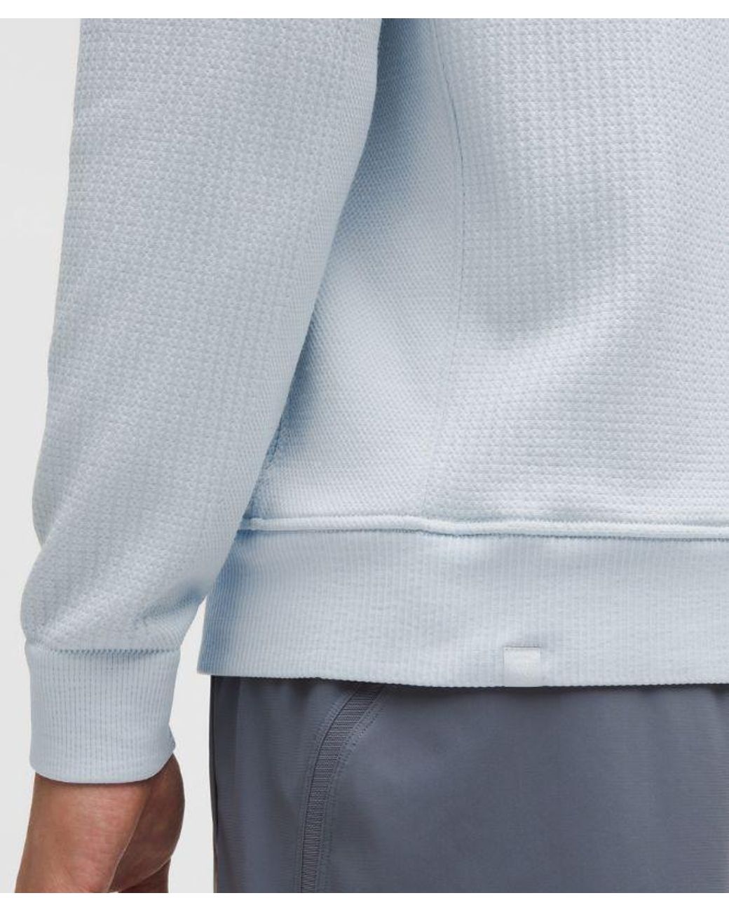 lululemon athletica Blue – Engineered Warmth Long-Sleeve Crew Sweatshirt – – for men