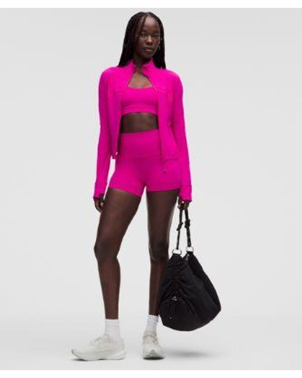 lululemon athletica Pink Define Cropped Jacket