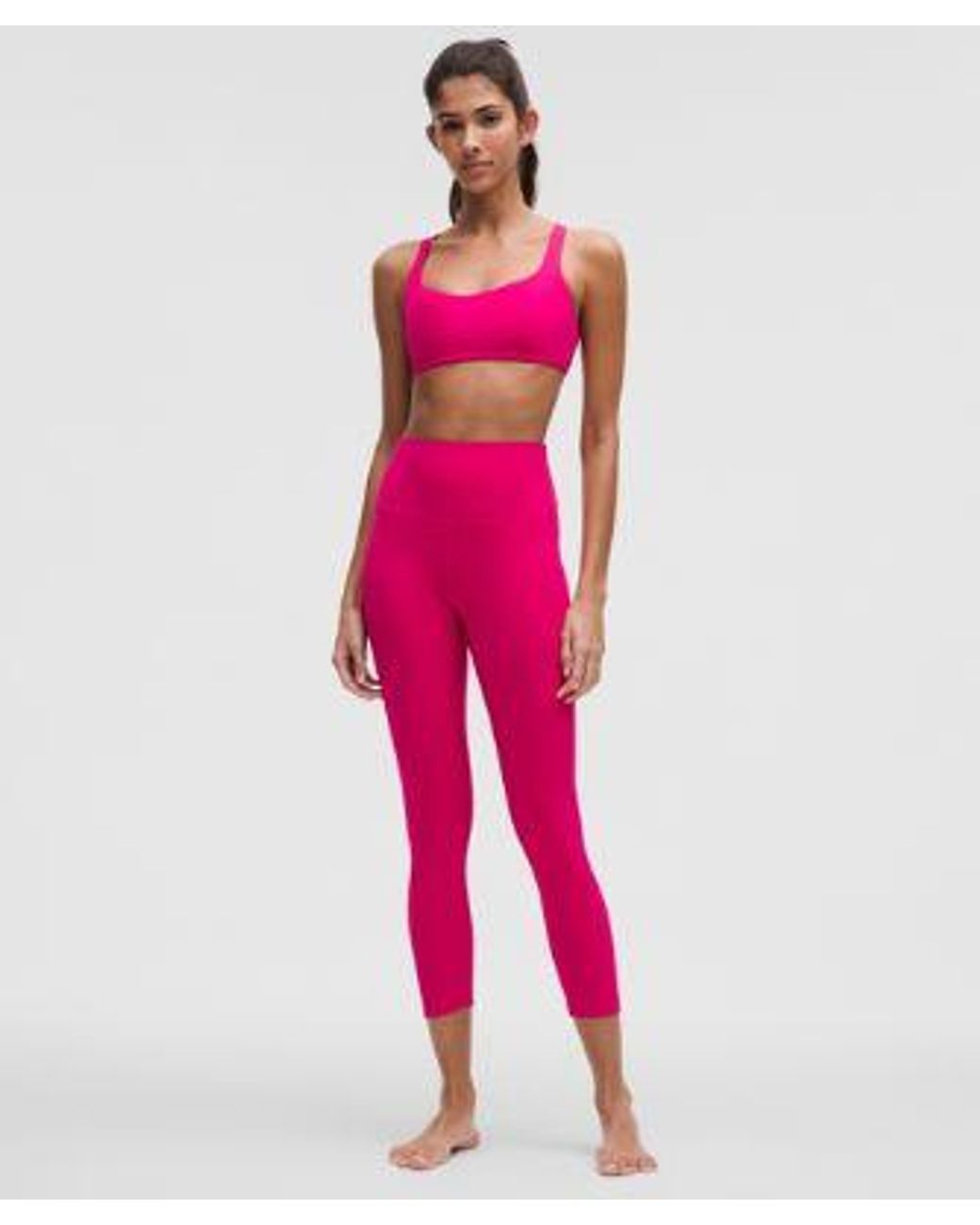 lululemon athletica Pink – Align High-Rise Crop Leggings – 23" – – Size 16