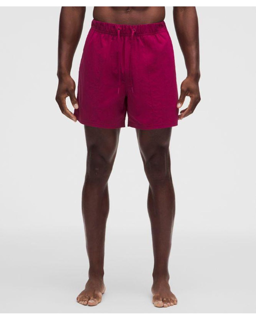 lululemon athletica Red Beach To Trail Lined Short 5" for men