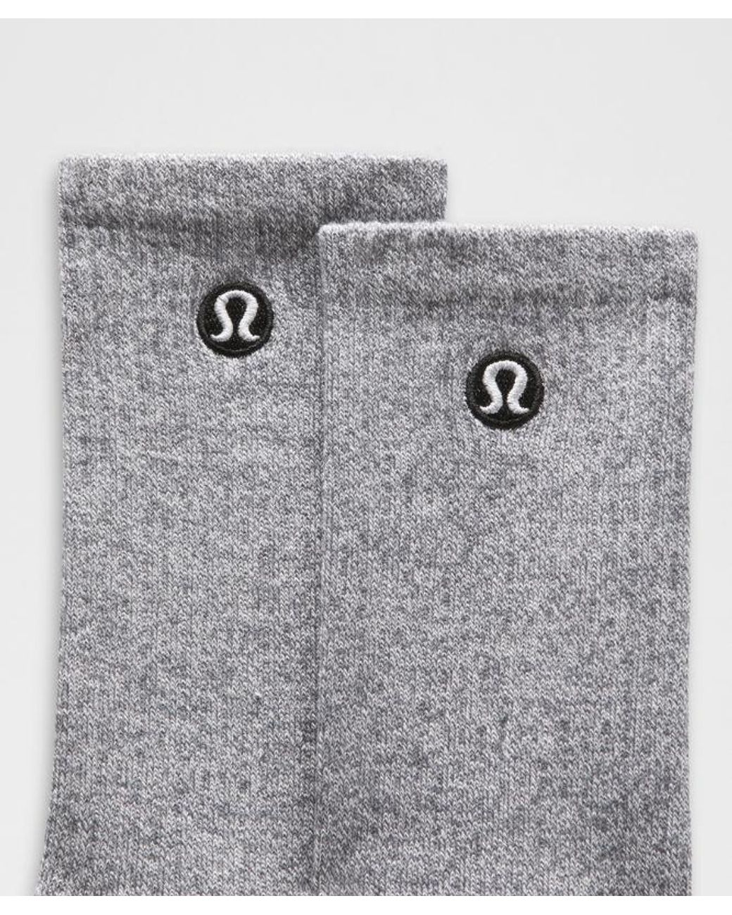 lululemon athletica White – Daily Essential Crew Socks 6 Pack – /Light/ – Size Large