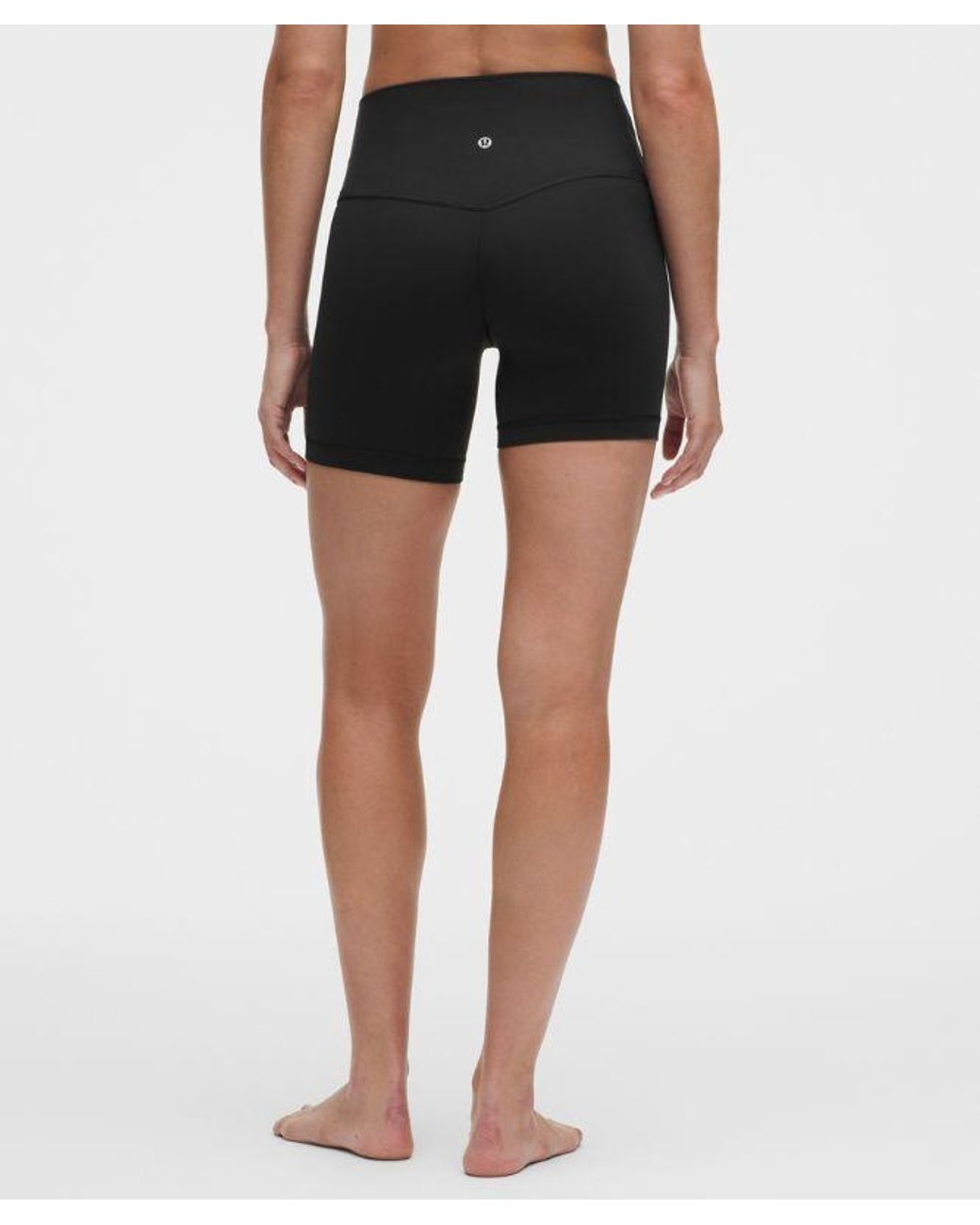 lululemon athletica Black Align No Line High-Rise Short 6"