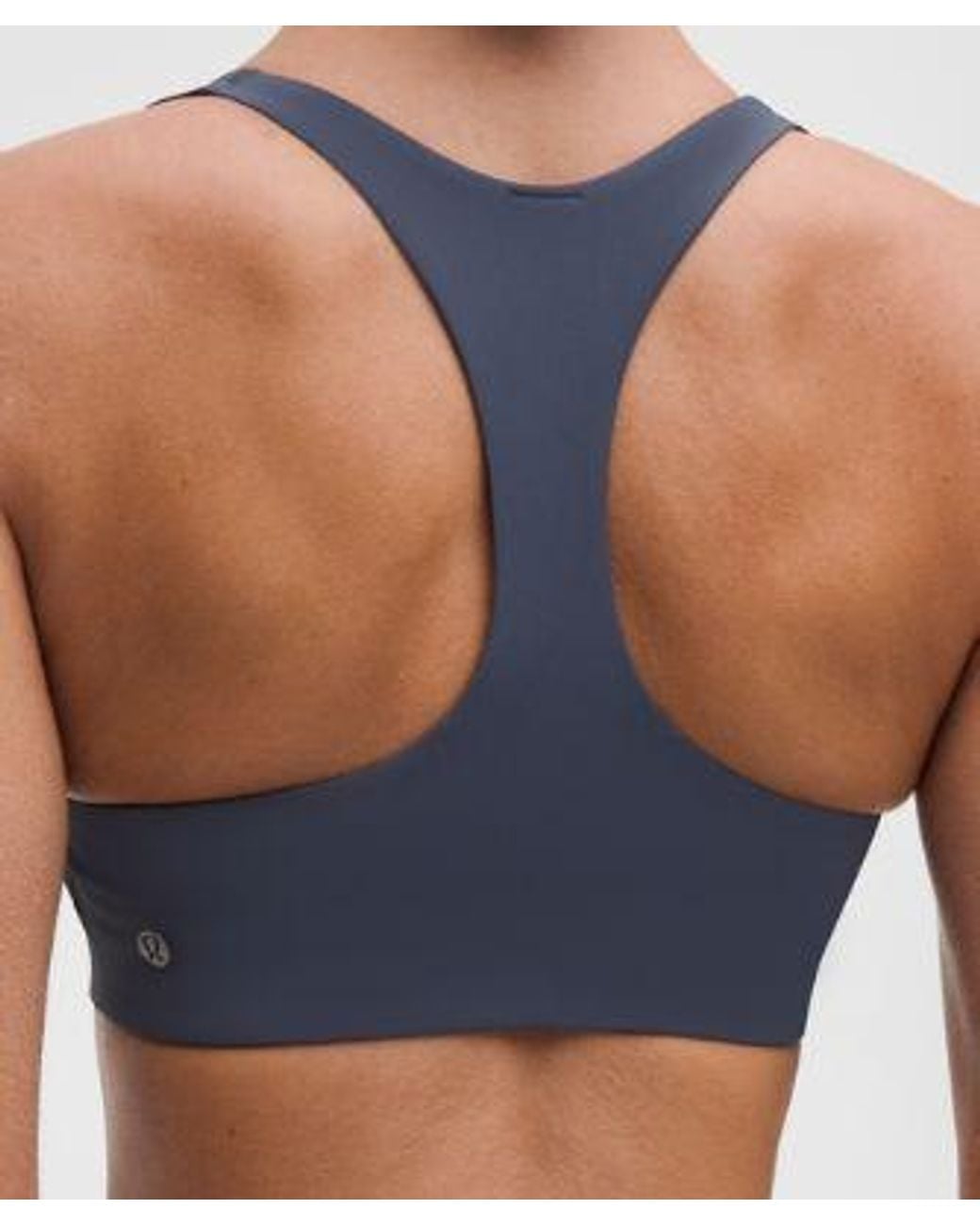 lululemon athletica Blue – All-Time Hero Sports Bra Medium Support, B/C Cup – – Size Large