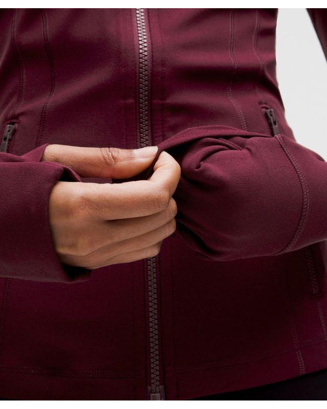 lululemon Define Jacket Nulu in Red | Lyst UK