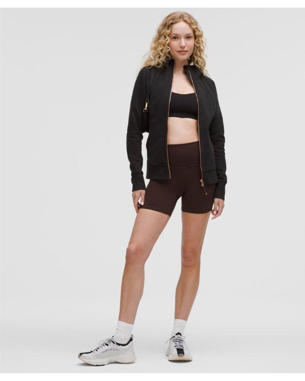 lululemon athletica Black Scuba Full-Zip Hoodie