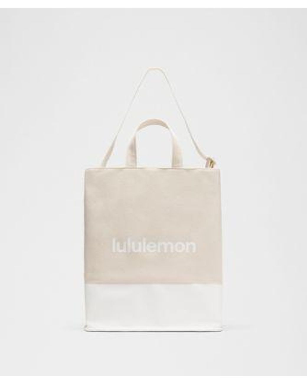lululemon athletica White – Canvas Market Tote Bag 19L –