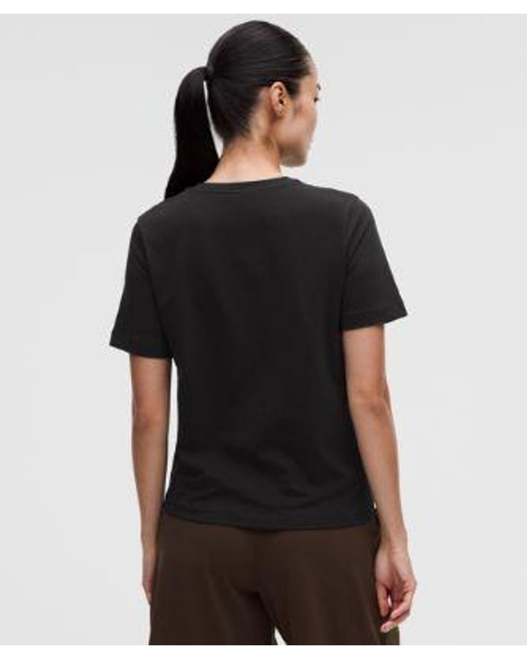 lululemon athletica Black The Classic Jersey Tee