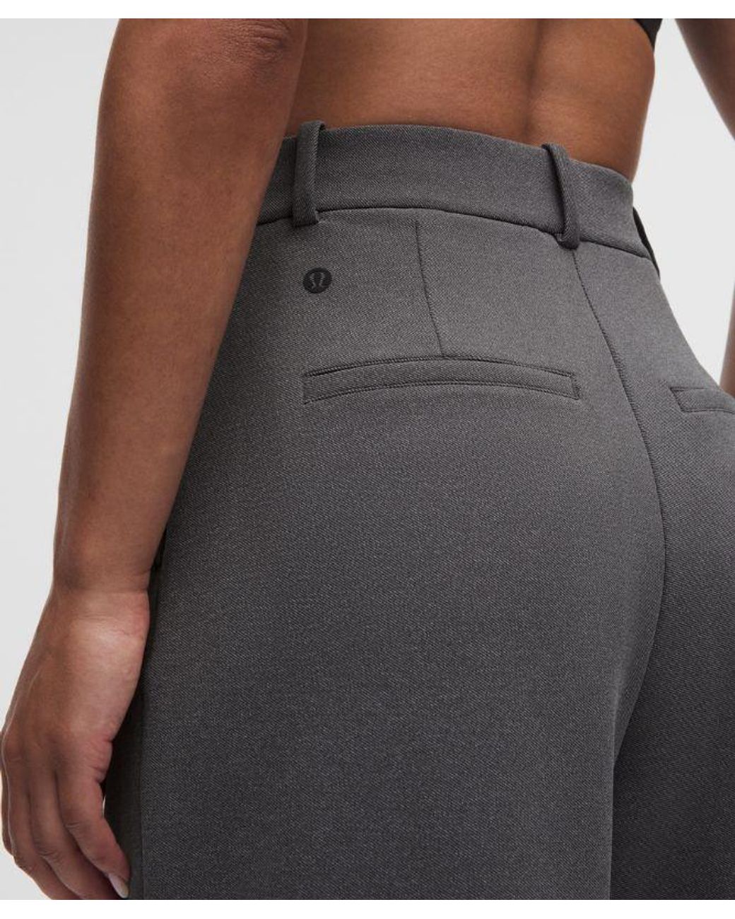 lululemon athletica Black – Daydrift High-Rise Wide-Leg Trousers Regular Twill – – Size Large