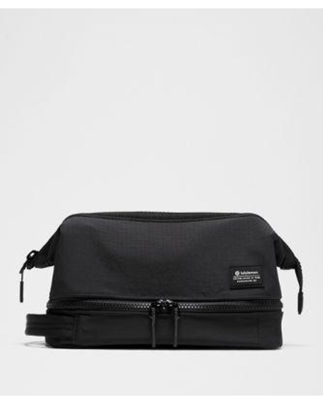 lululemon athletica Black – Dual-Compartment Toiletry Bag –