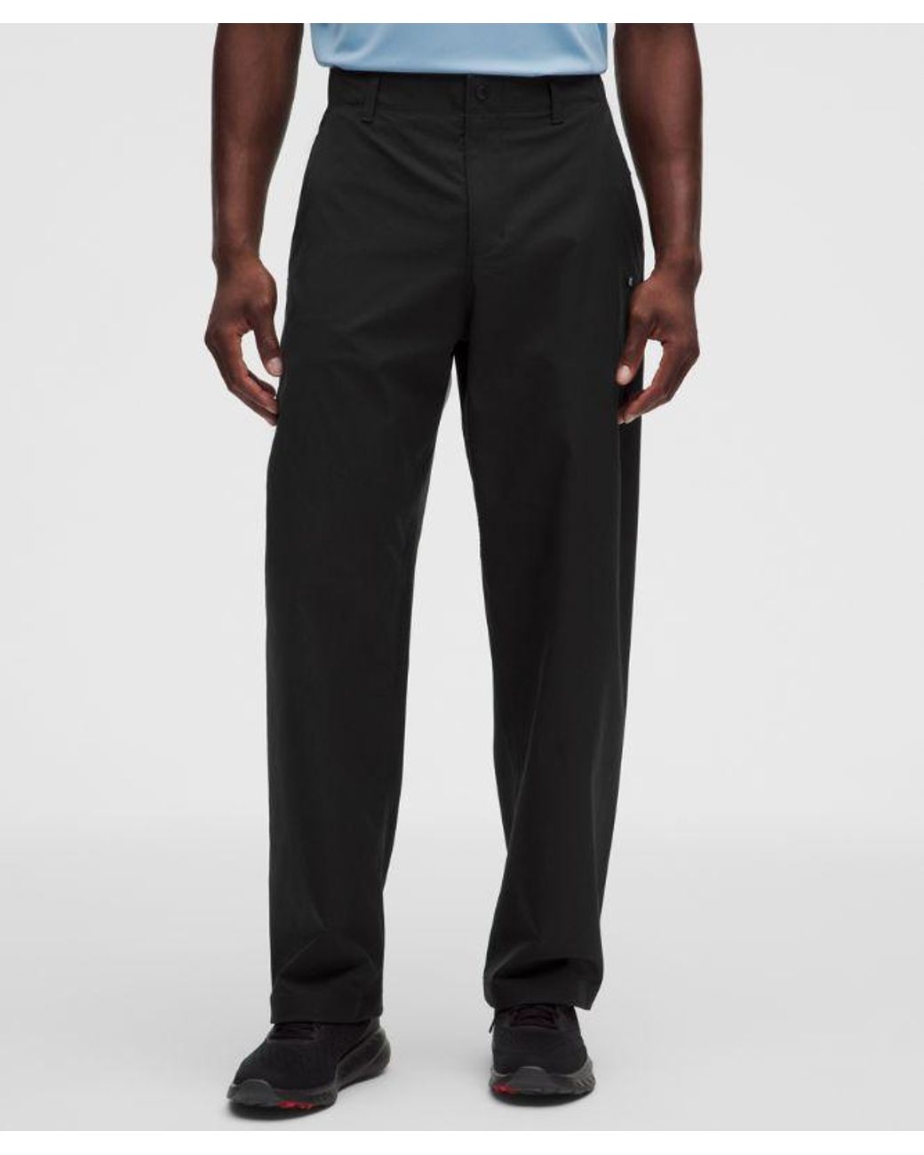 lululemon athletica Black – Stretch Relaxed-Fit Golf Trousers Regular – – Size 12 for men