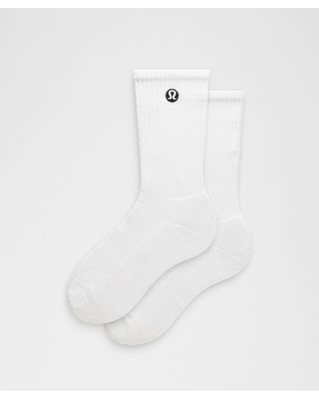 lululemon athletica White Daily Essential Crew Socks