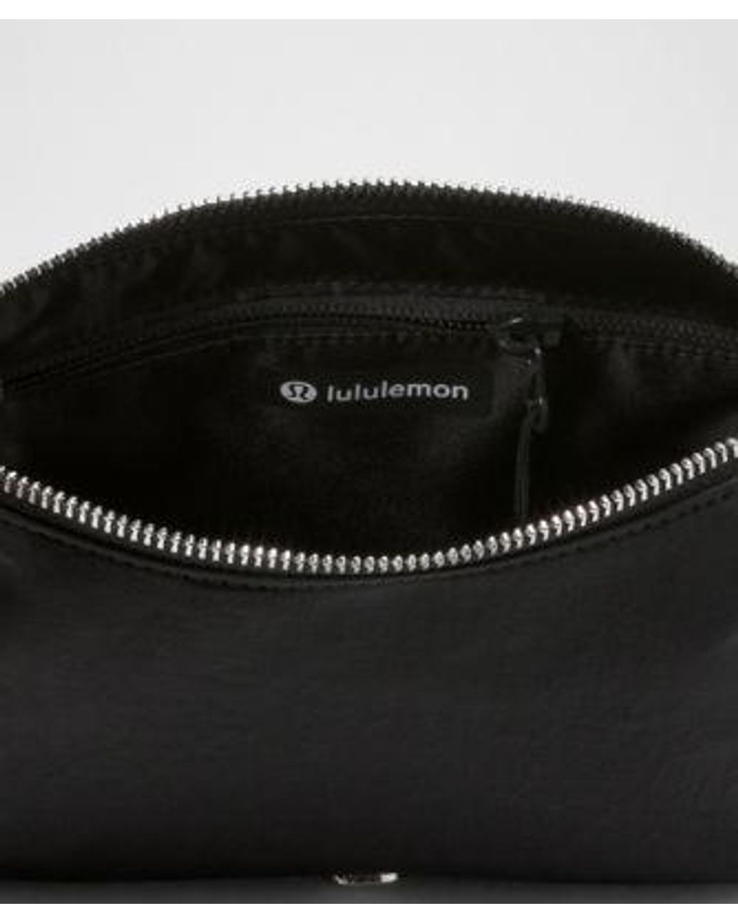 lululemon athletica Black Convertible Ruched Strap Crossbody Bag Mini