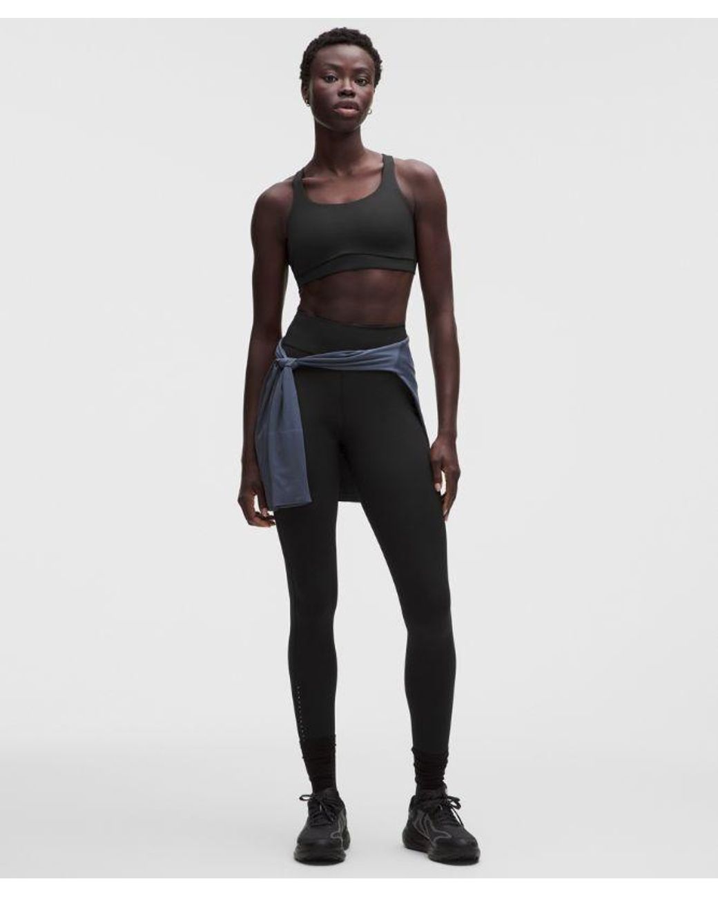 lululemon athletica Black Energy Bra Medium Support, B-D Cups