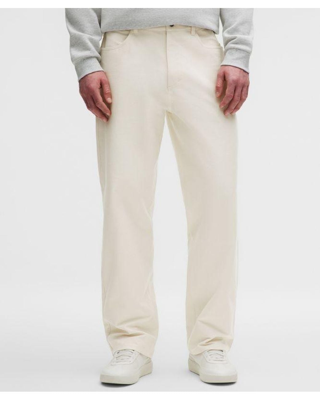 lululemon athletica White – Easyfive Loose-Straight Trousers 30L – – Size 12 for men