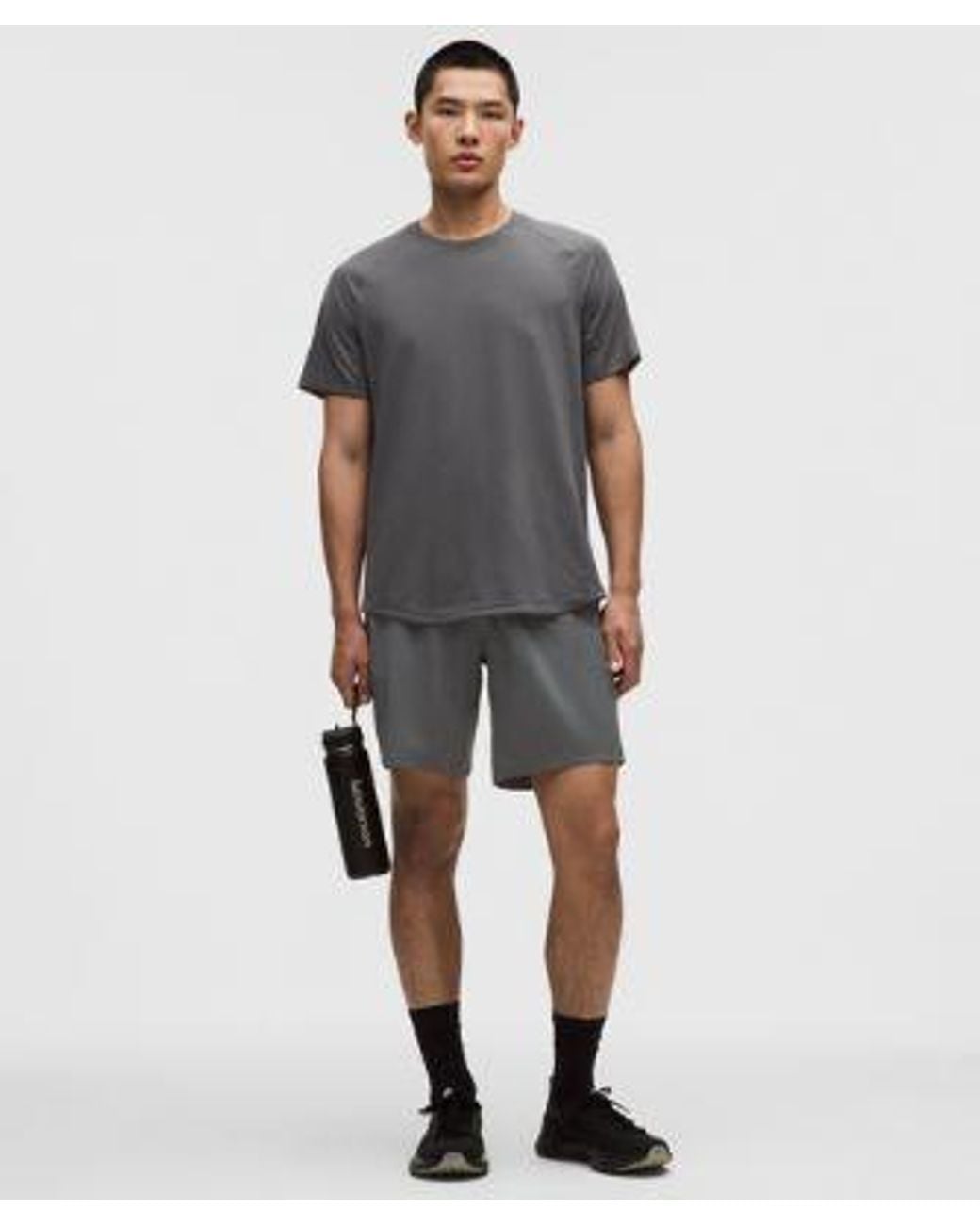 lululemon athletica Gray Pace Breaker Linerless Short 9" for men