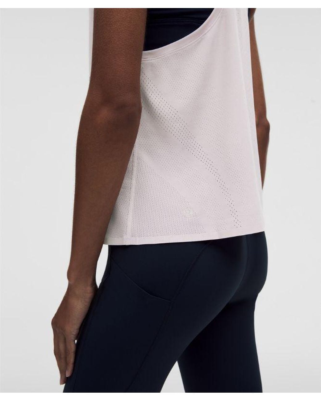 lululemon athletica White Fast And Free Singlet