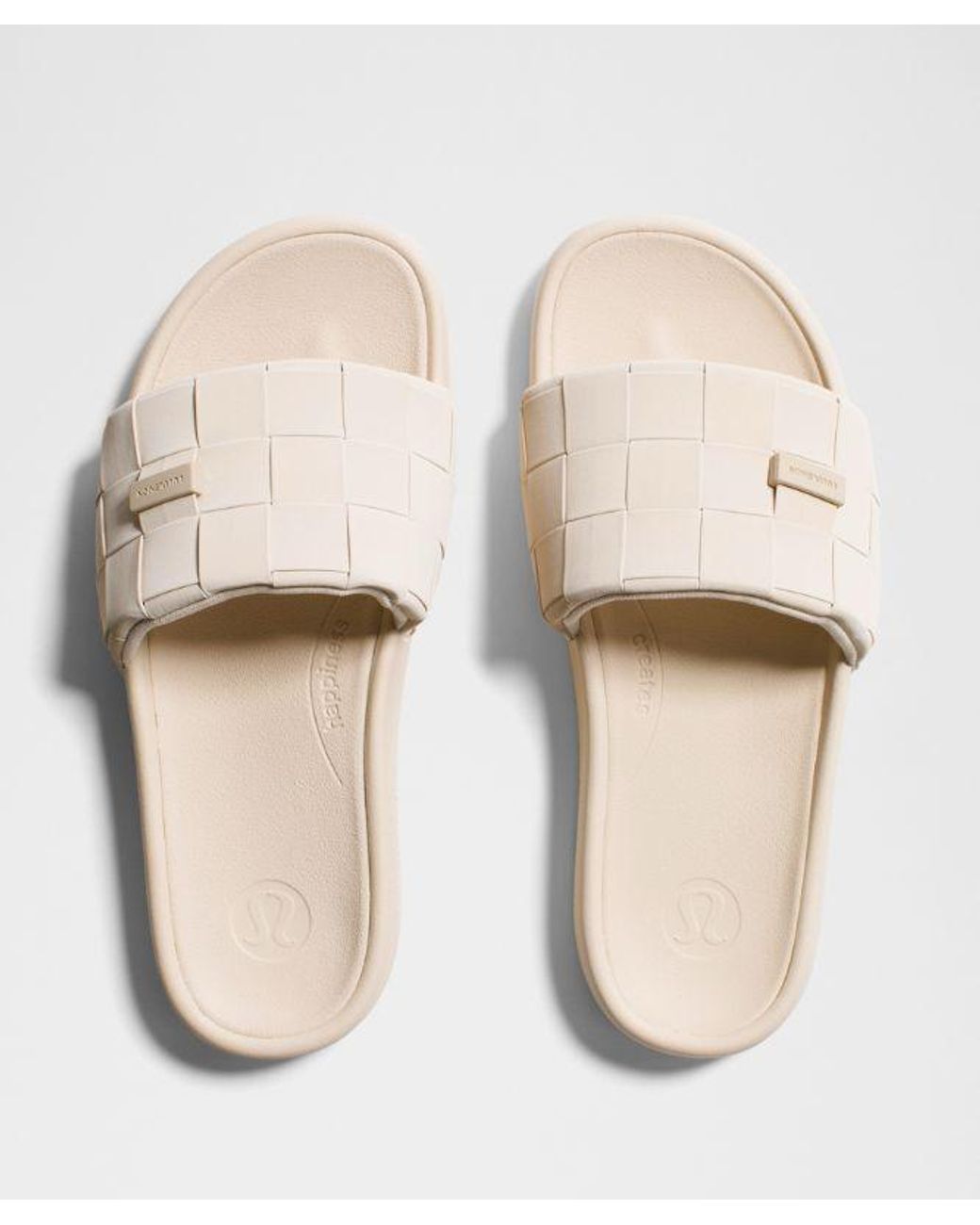 lululemon athletica Natural Restfeel Woven Slide