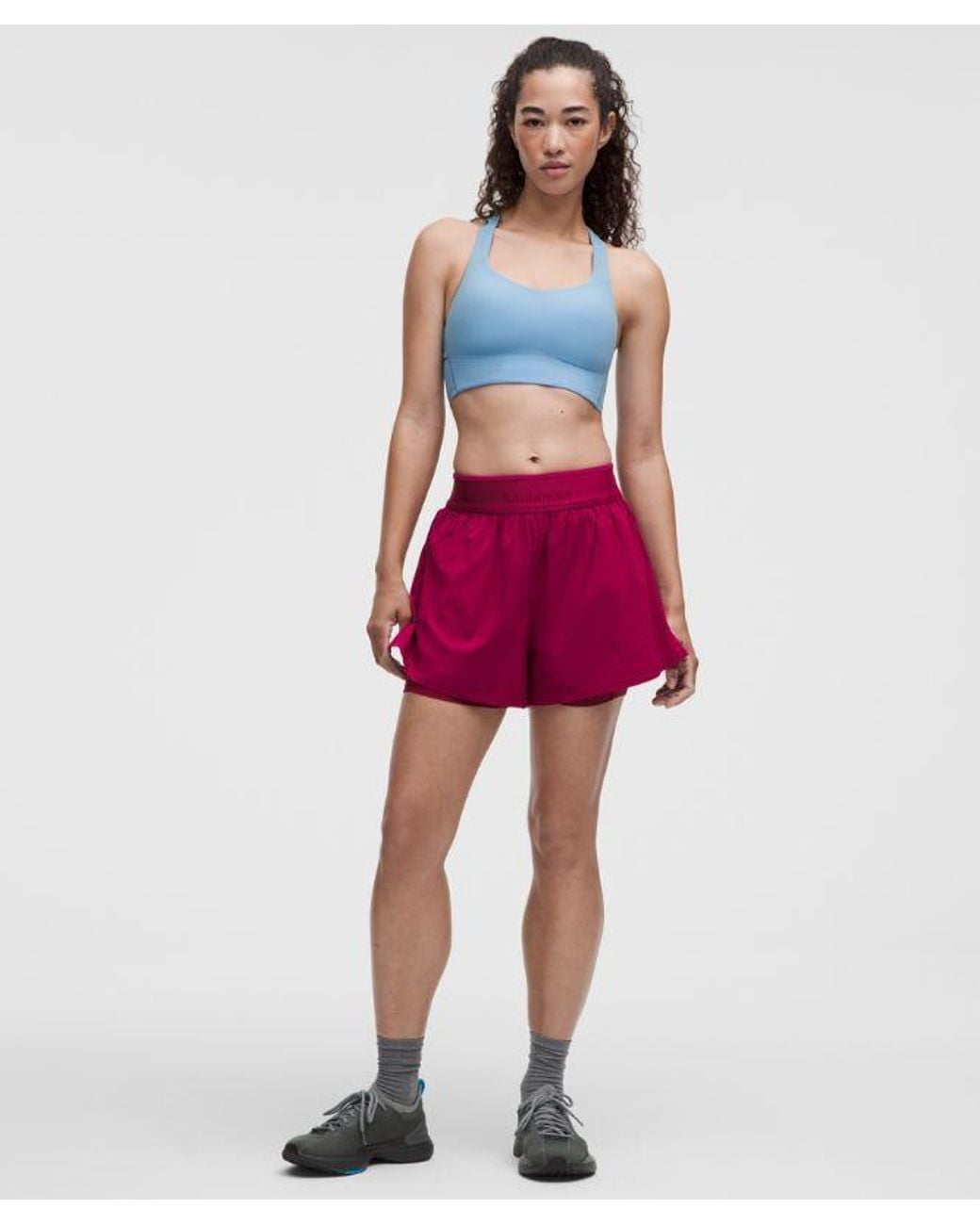 lululemon athletica Red – Like A Cloud Train Sports Bra Medium Support, B/C Cup – – Size 14