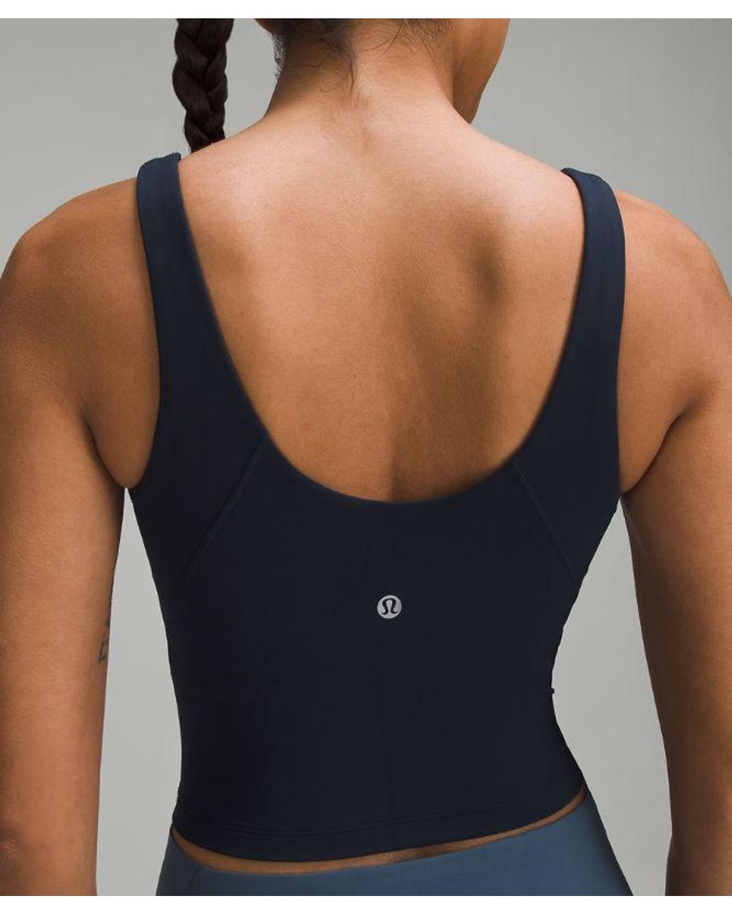 lululemon athletica Blue Aligntm Tank Top Light Support, C/d Cup