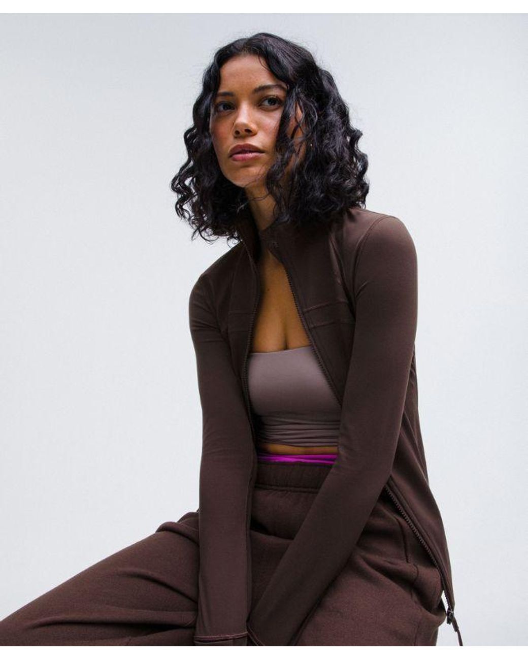 lululemon athletica Brown Define Jacket Nulu