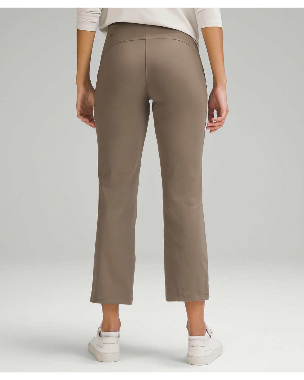 lululemon athletica Smooth Fit Pull-on High-rise Cropped Pants - Color  Brown - Size 8 in Natural