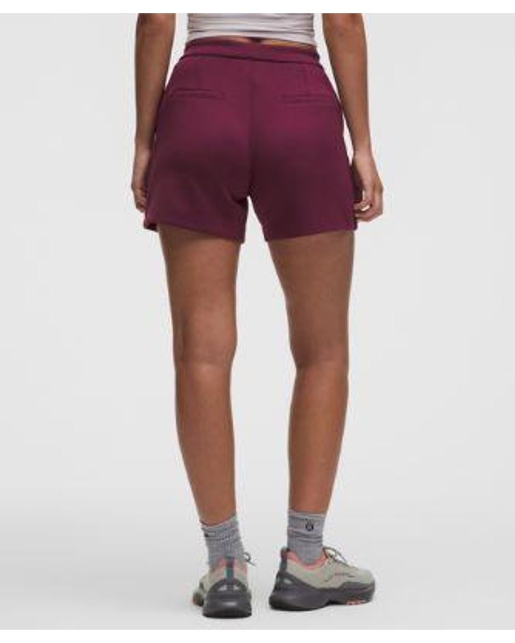 lululemon athletica Red Smooth Spacer High-Rise Short 5"