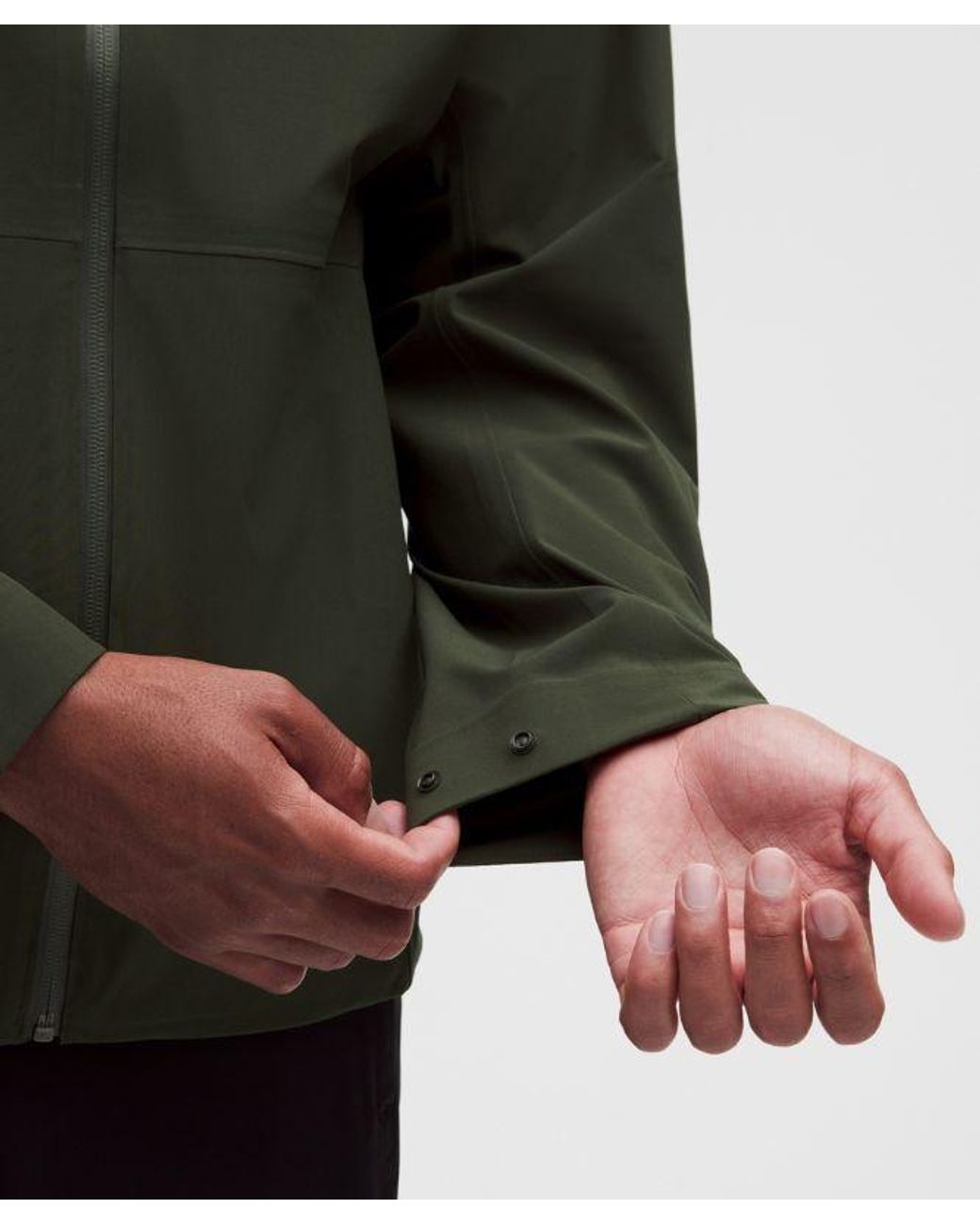 lululemon athletica Green Stretch Glyde Waterproof Jacket for men