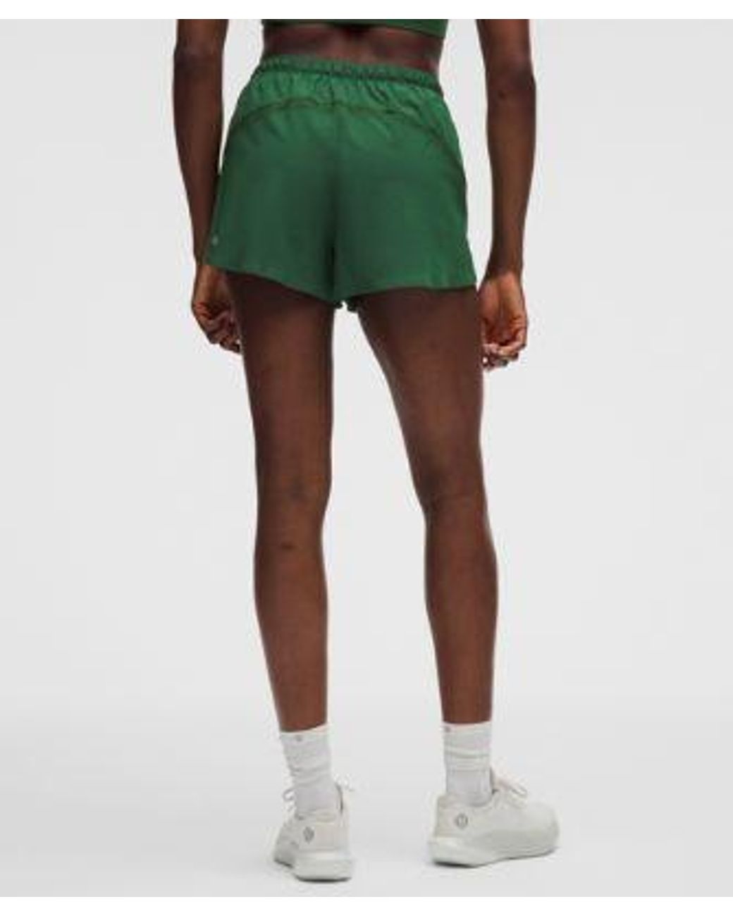 lululemon athletica Green – Textured High-Rise Running Shorts – 2.5" – – Size Large