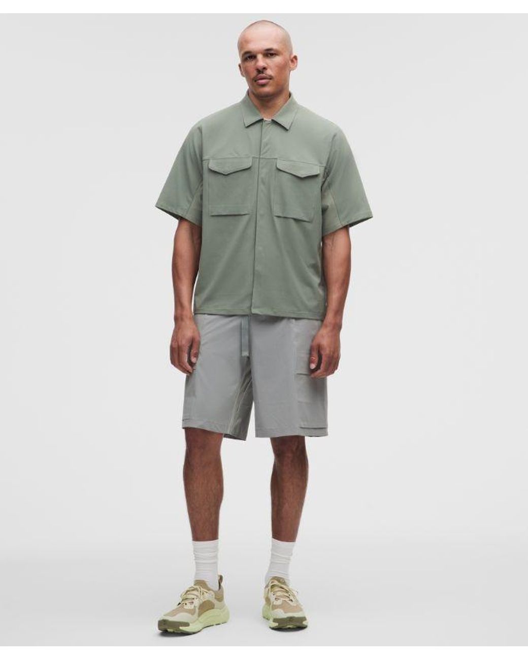 lululemon athletica Green – Uv-Protective Lightweight Hike Overshirt – /Pastel – Size Large for men