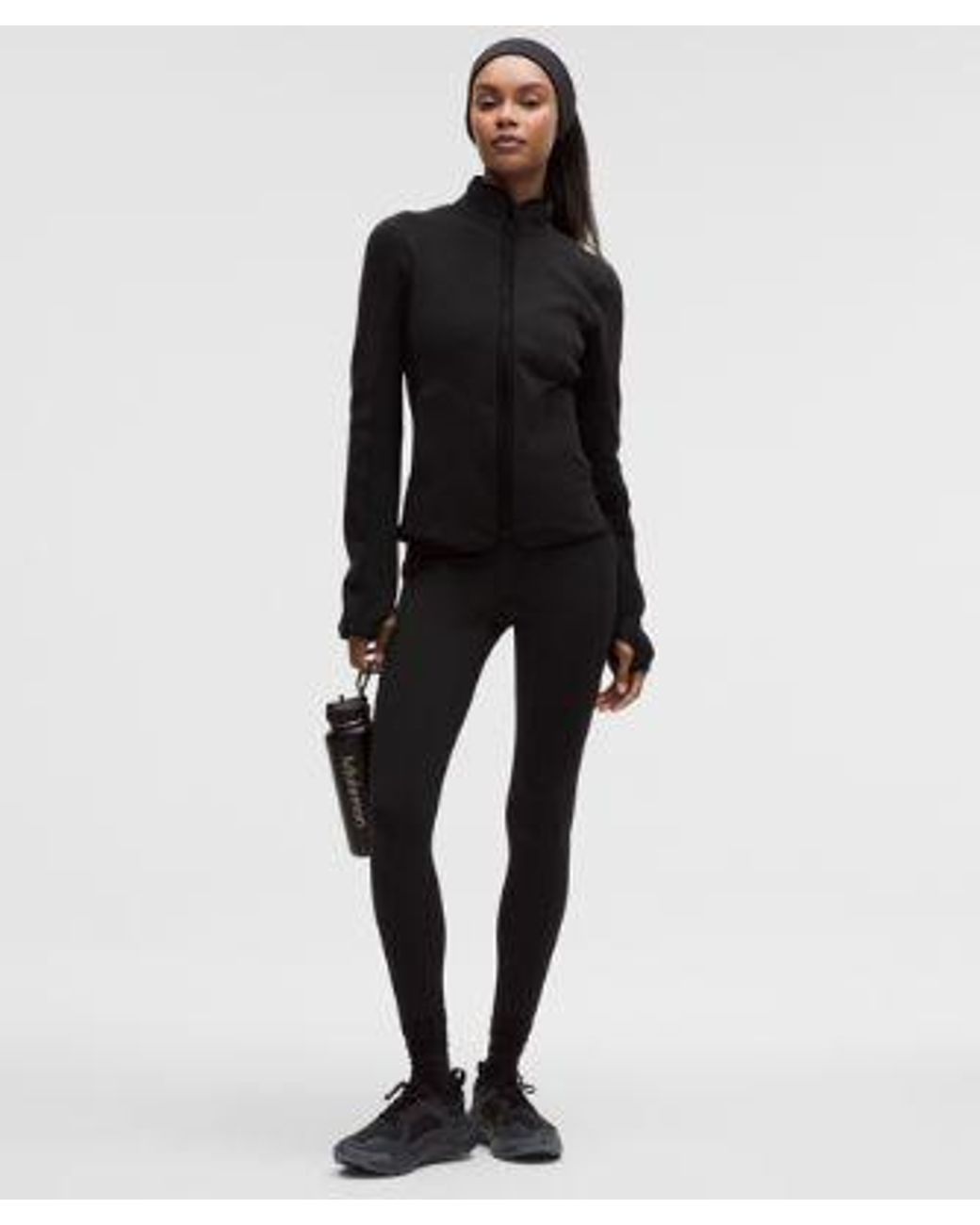 lululemon athletica Black – Tumbled Running Jacket – –