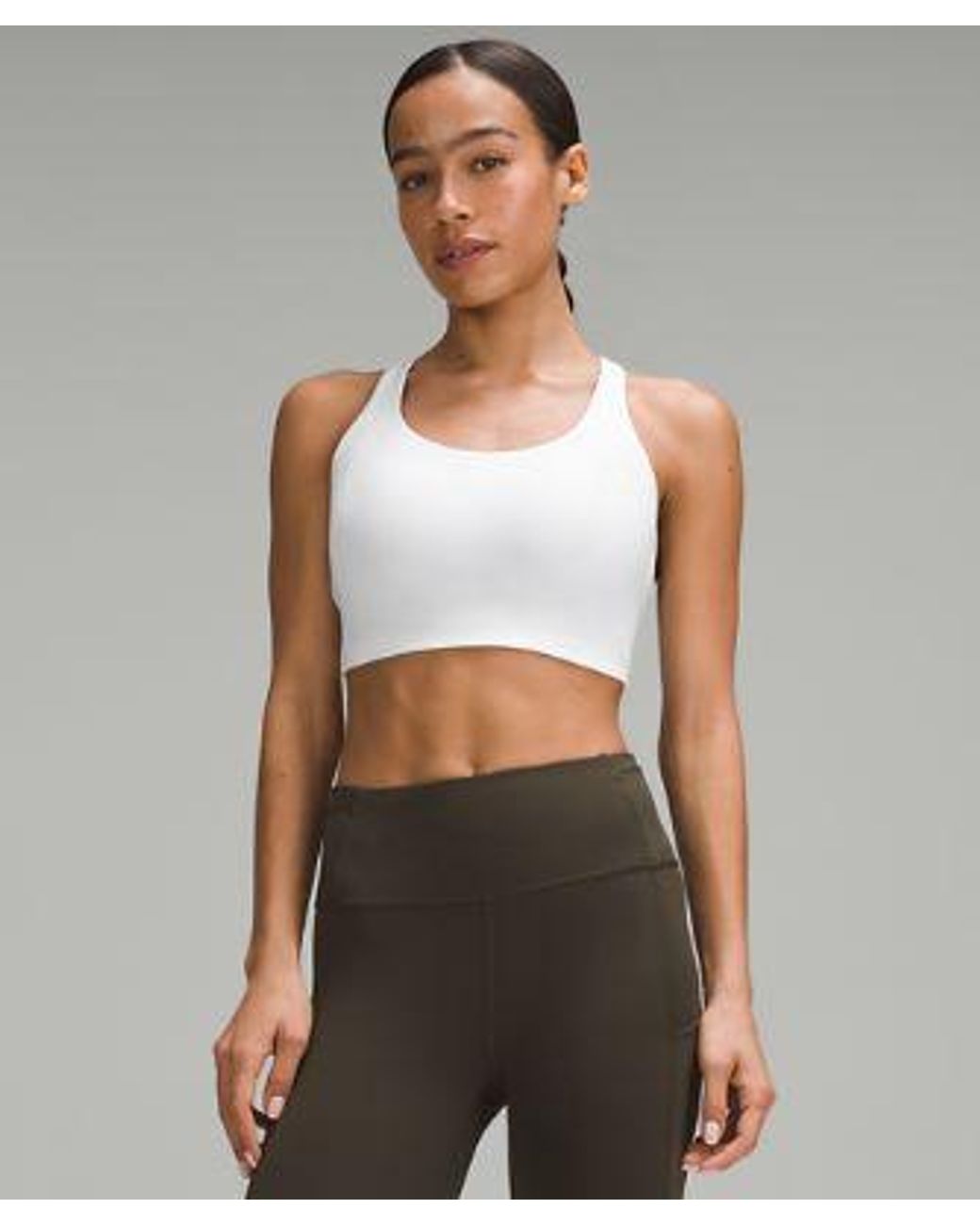 lululemon Energy Sports Bra High Support B Ddd Cups Size 6 in Grey Lyst UK
