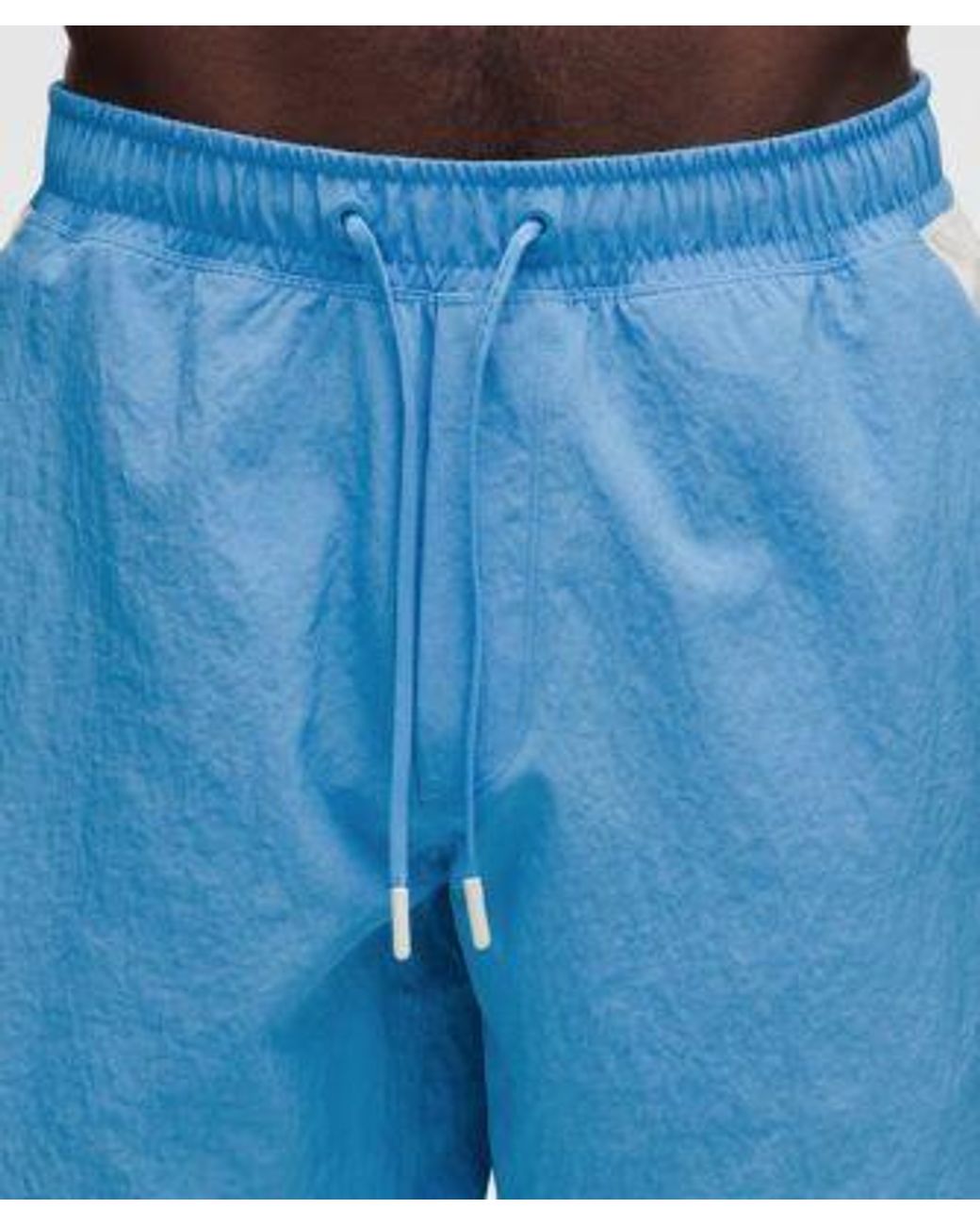 lululemon athletica Blue Crinkle Nylon Swim Short 7" for men
