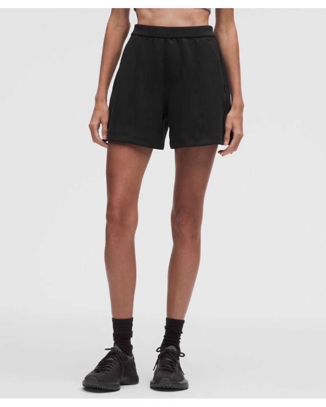 lululemon athletica Black Smooth Spacer High-Rise Short 5"