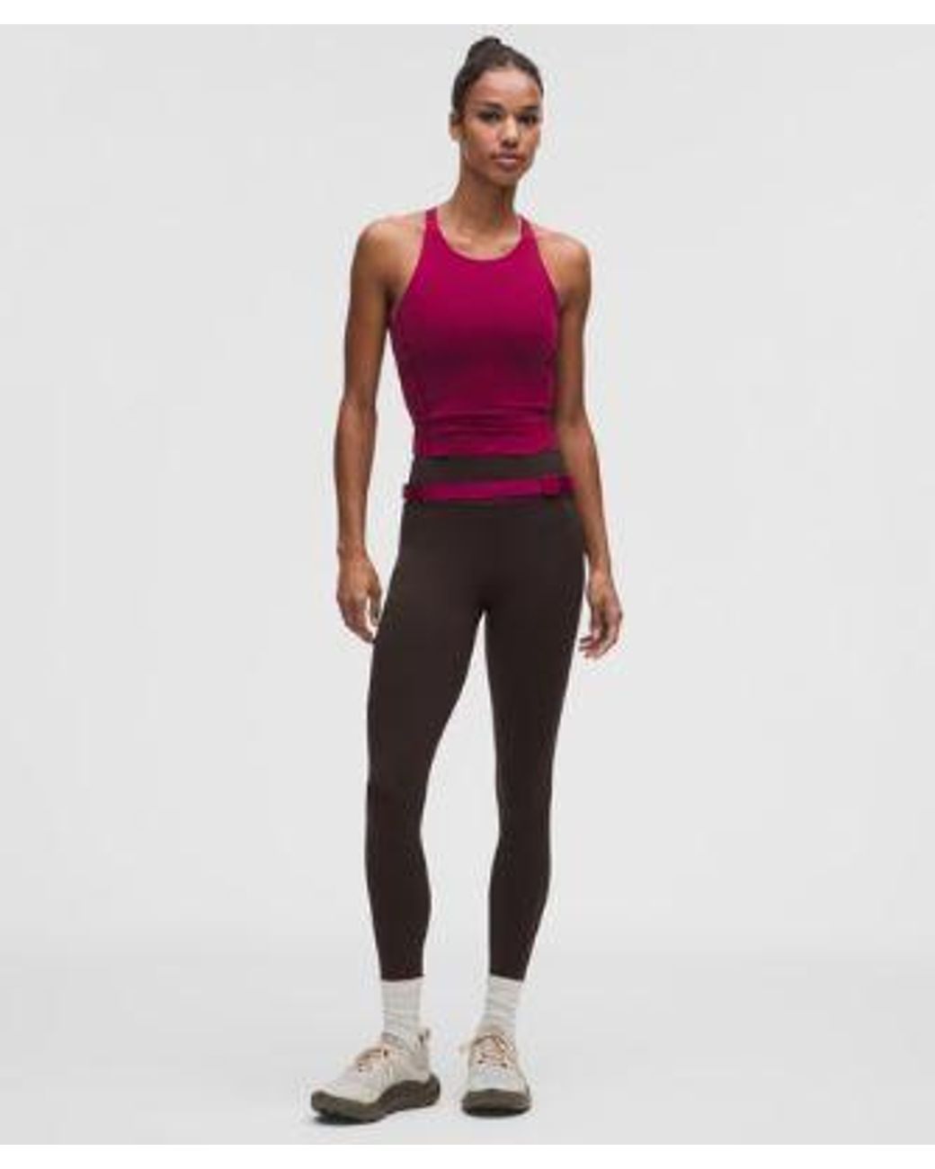 lululemon athletica Red – Fast And Free Tank Top Medium Support, B/C Cup – – Size 14