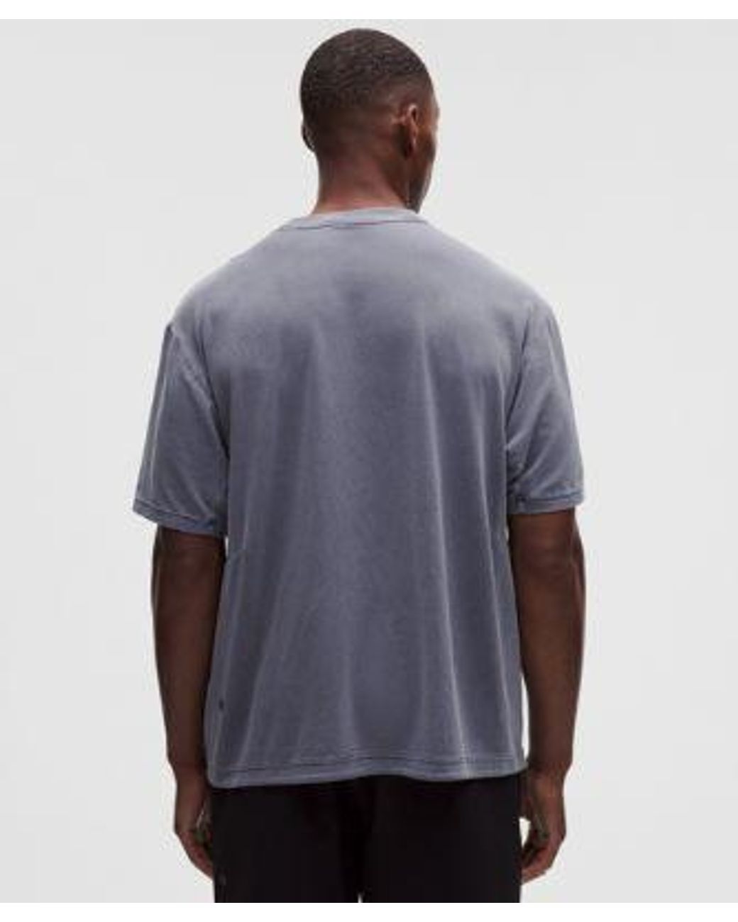 lululemon athletica Blue – Easyset Training Short-Sleeve Shirt – – Size Large for men
