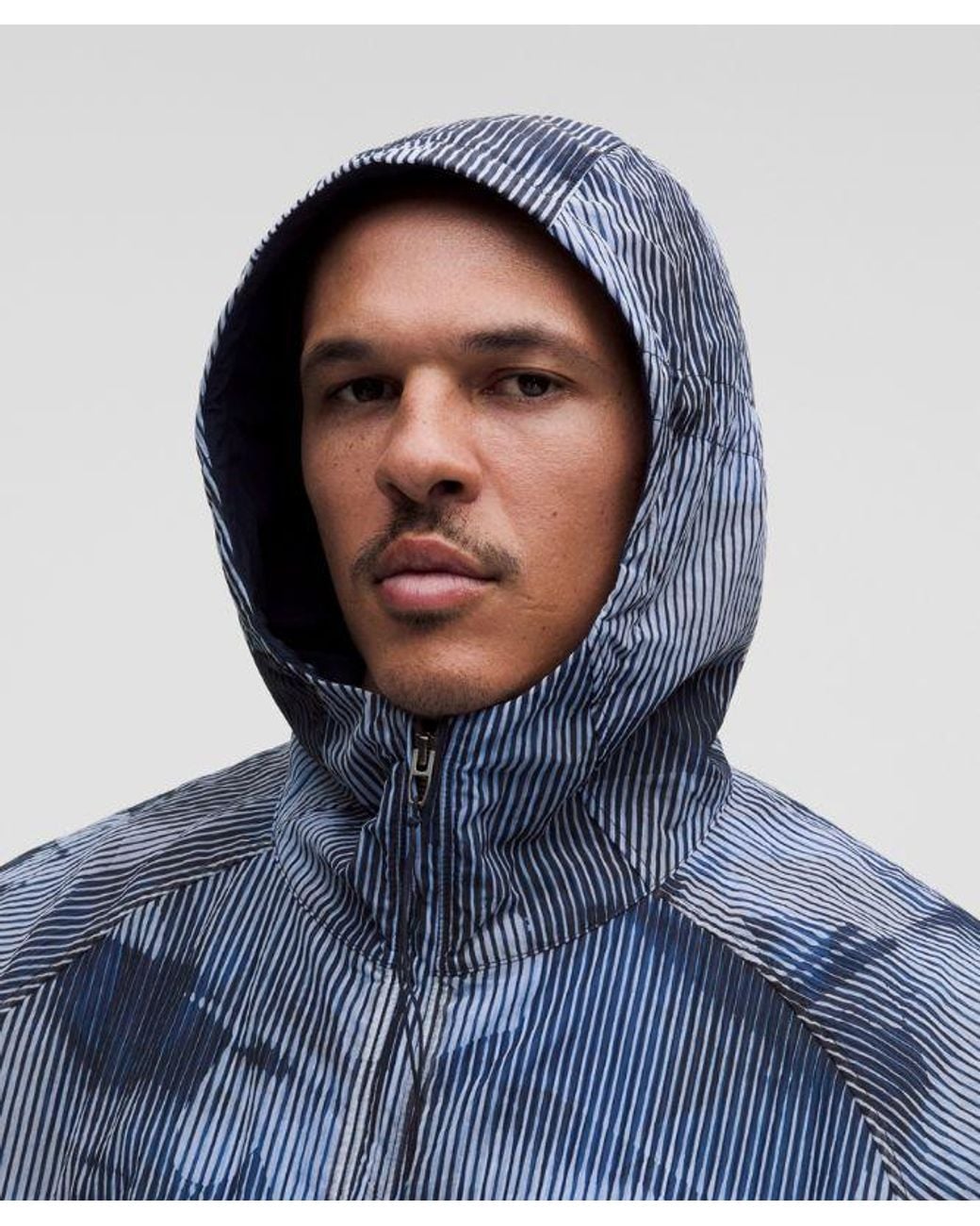 lululemon athletica Blue – Transparent Overlay Jacket Slnsh Collection – – Size Large for men