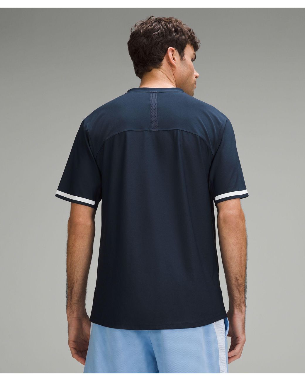 lululemon Tennis Short-Sleeve Shirt in Blue for Men | Lyst