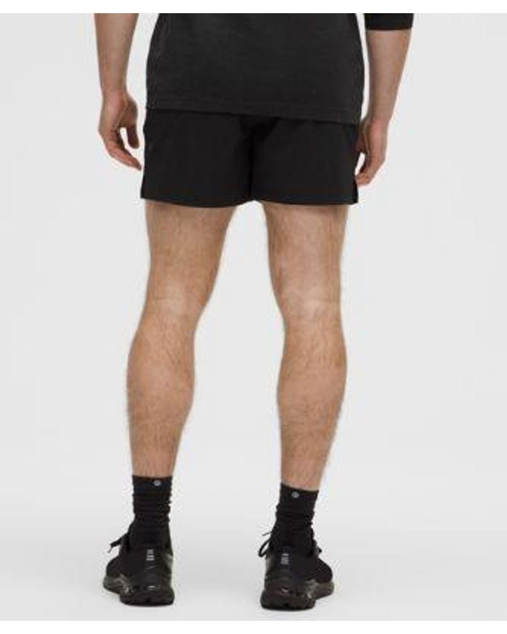 lululemon athletica Black License To Train Linerless Short 5" for men