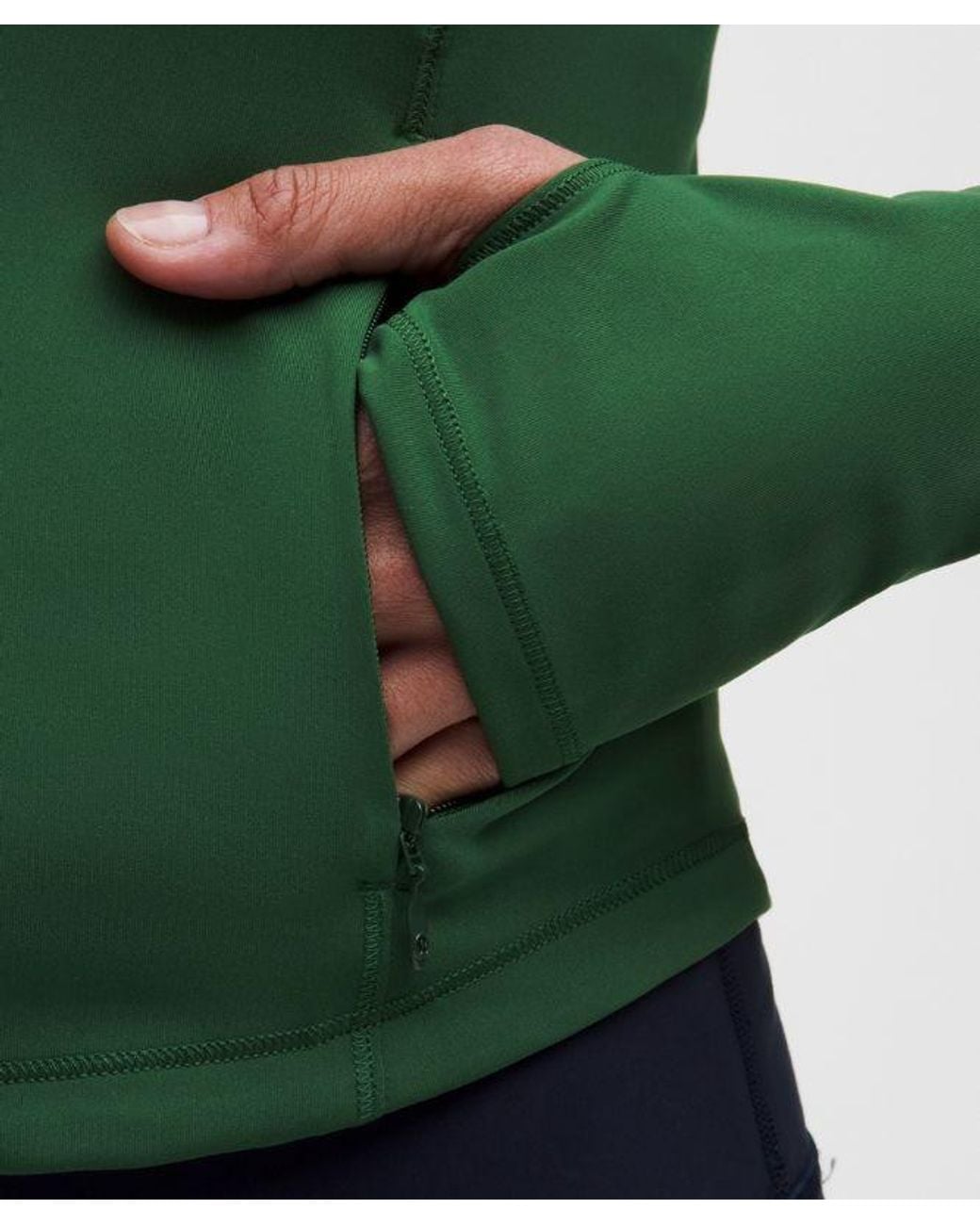 lululemon athletica Green – Wunder Train Full-Zip Jacket – – Size 12