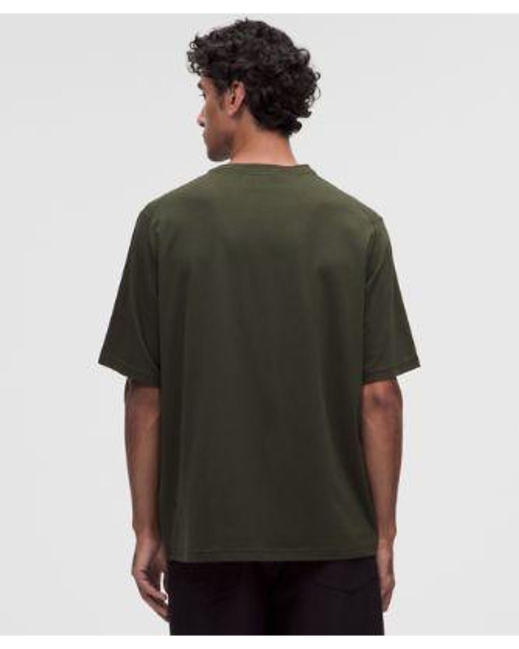 lululemon athletica Green Everyday Cotton Blend Relaxed T-Shirt for men