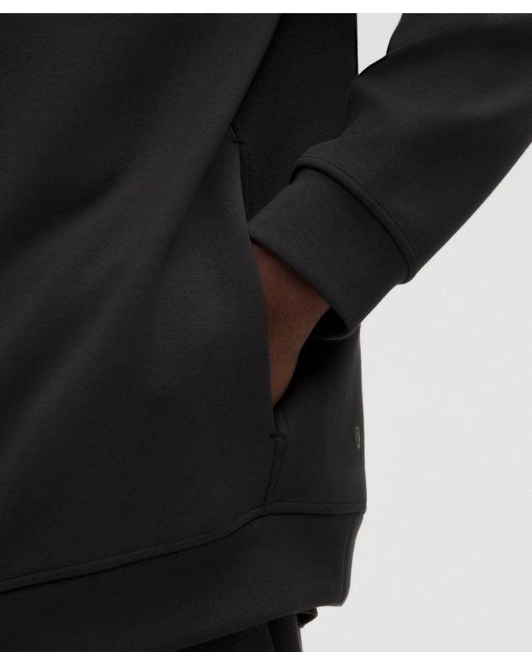 lululemon athletica Black – Smooth Spacer Quarter Zip – – for men