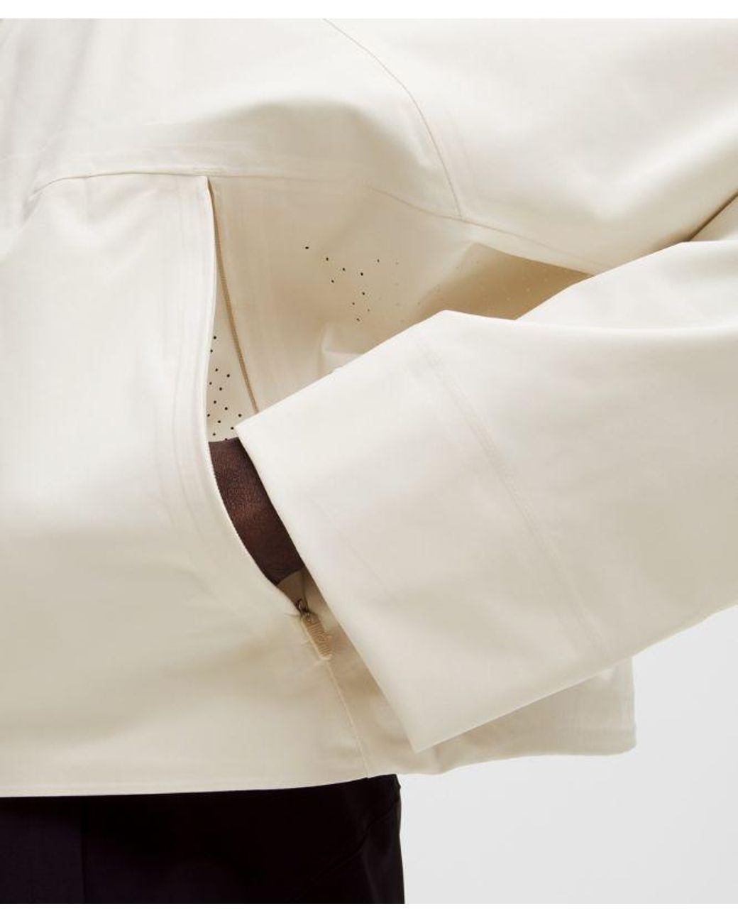 lululemon athletica White – Rain Chaser Jacket – – Size 4