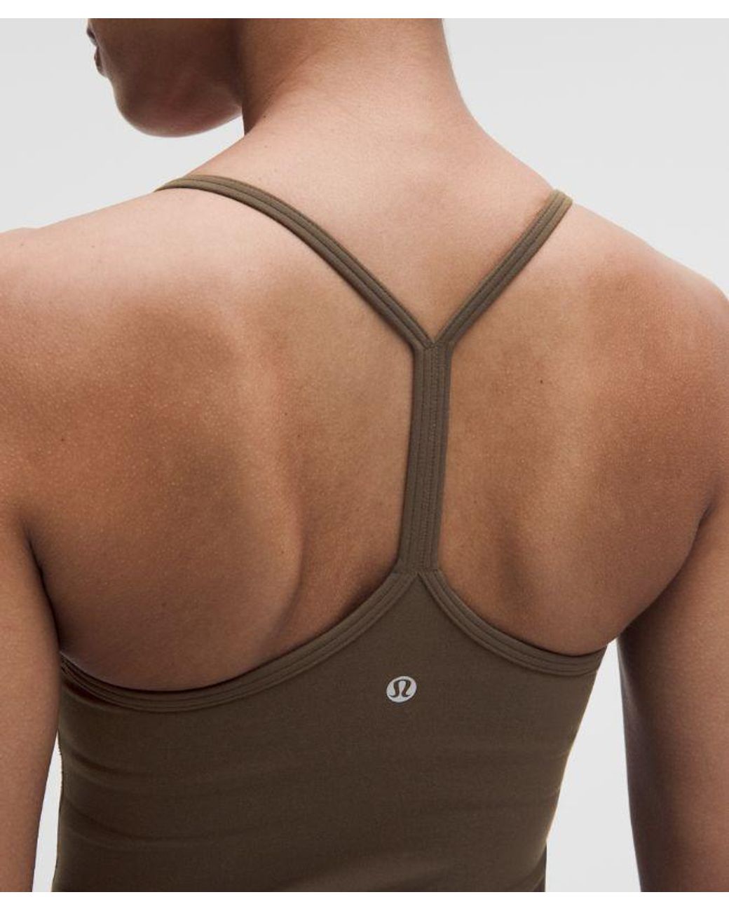 lululemon Flow Y Tank Top in Brown | Lyst UK