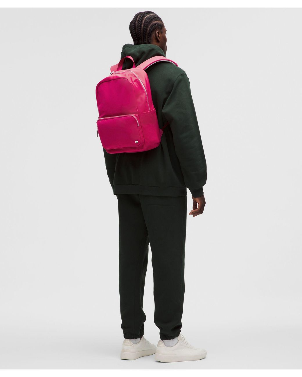 Lululemon Everywhere Backpack 22L Raspberry Coulis Pink NWT LULULEMON EVERYWHERE BACKPACK 22L *METAL HARDWARE  main image 2