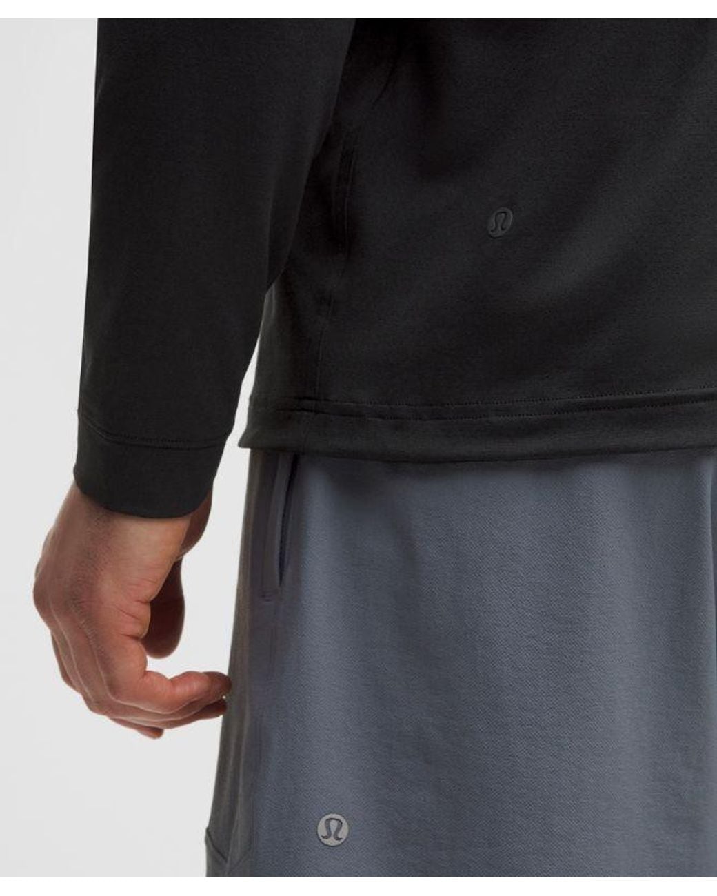 lululemon athletica Black – Easyset Training Long-Sleeve Shirt – – Size Large for men