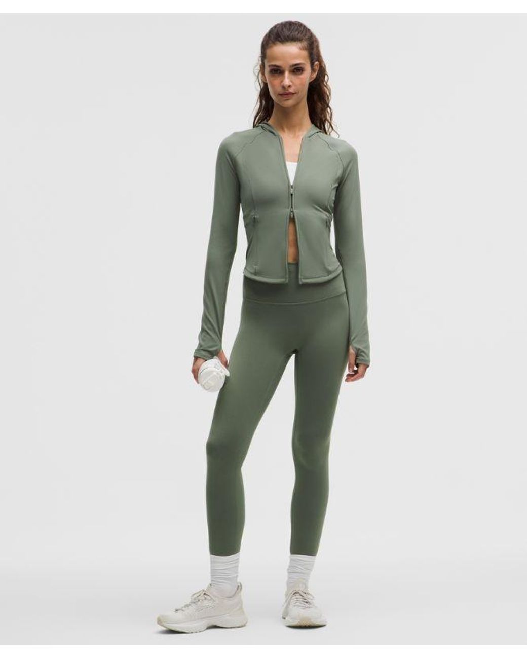 lululemon athletica Green Wunder Train Full-Zip Jacket