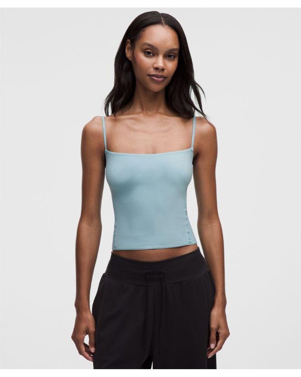 lululemon athletica Blue – Wundermost Ultra-Soft Nulu Spaghetti-Strap Adjustable Cami – –