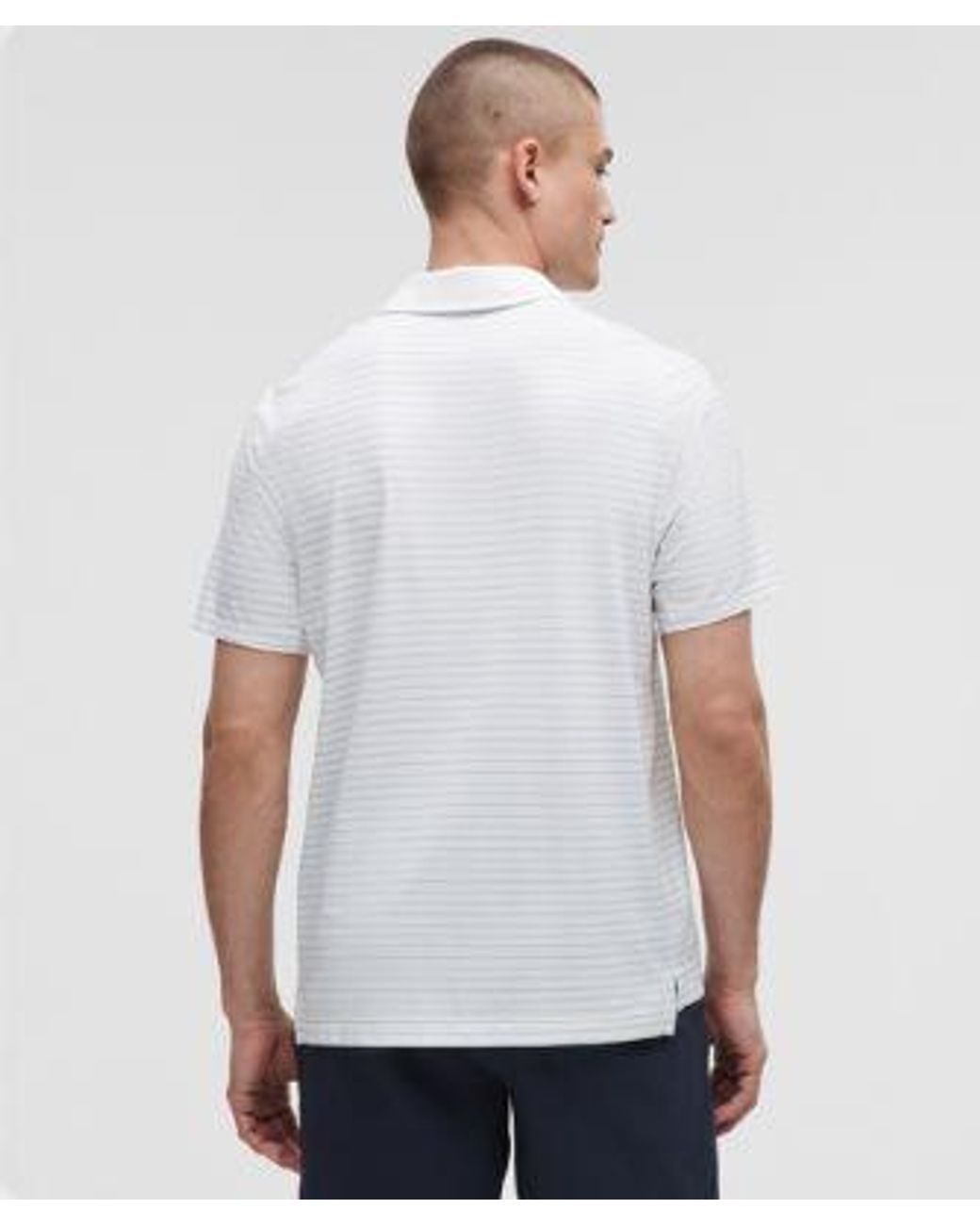 lululemon athletica White – Logo Sport Polo Short-Sleeve Fit – – Size Small for men